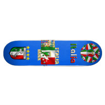 Italia MMX Italy flag soccer players artwork gifts Skate Boards