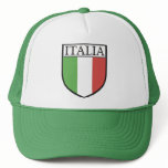 Italia Shield Hat / Italy Flag Cap