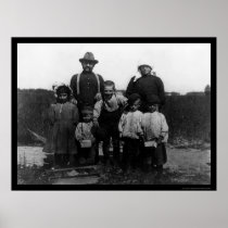 Italian Arnao Family of Berry Pickers 1910