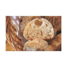 Italian Bread Stretched Canvas Prints