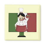 Italian Chef - Customisable magnets
