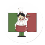 Italian Chef - Customisable stickers