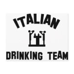 Italian Drinking Team Post Card