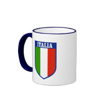 Italian Flag Crest Mug