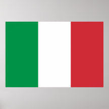Italian Flag Print