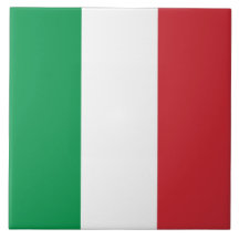 Italian Flag Tile