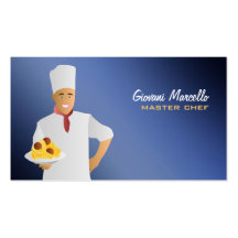 Italian Food Pasta Business Cards