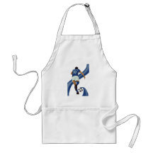 italian football gifts for Azzurri soccer fans Apron