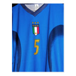 Italian Football Shirt Postcards