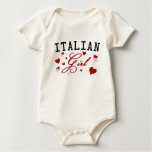 Italian Girl Baby Onesie Shirt