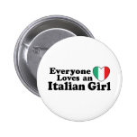 Italian Girl Buttons