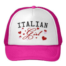 Italian Girl Pink Hat
