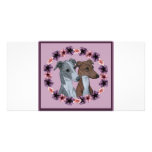 ITALIAN GREYHOUND DUO photo cards