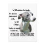 Italian Greyhound FAQ Postcard