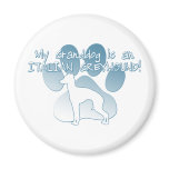 Italian Greyhound Granddog Refrigerator Magnet