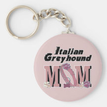 Italian Greyhound MOM Key Chains