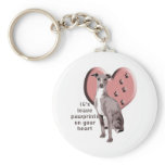 italian greyhound paws keychains