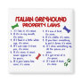 ITALIAN GREYHOUND Property Laws