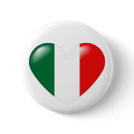 Italian heart button - Cuore Italiano