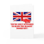 Italian Job Union Jack shirts Greeting Cards