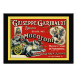 Italian Macaroni Advertisement Invitation