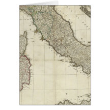 Italian Map Greeting Card