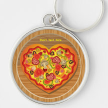 Italian Pizza Keychain