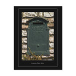 italian post box postcard