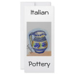 Italian Pottery rack cards