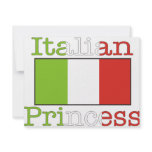 Italian Princess invitations