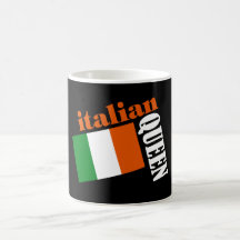 Italian Queen & Flag Coffee Mug