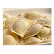 italian ravioli postcard
