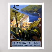 Italian Riviera Vintage Travel Posters