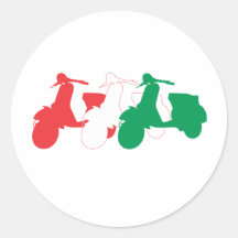 Italian Scooter Stickers