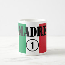 Italian Speaking Mothers & Moms : Madre Numero Uno Coffee Mug