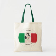 Italian Stallion-et Brunette Grocery Bag