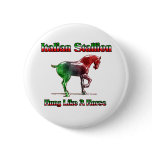 Italian Stallion..  Hung Like A Horse Pinback Buttons