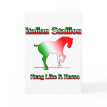 Italian Stallion.. Hung Like  A Horse cards