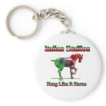 Italian Stallion..  Hung Like A Horse Key Chain