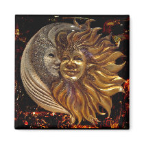 Italian Sun & Moon Carnaval Masks