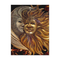 Italian Sun & Moon Carnaval Masks