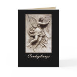 Italian Sympathy - Condoglianze - Angel with Harp Card