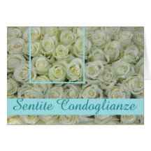 italian Sympathy Sentite Condoglianze Greeting Cards