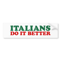 Italians Do it Better