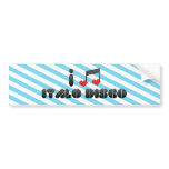 Italo Disco bumper stickers