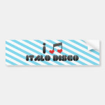 Italo Disco Bumper Sticker