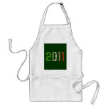 Italy 2011 New Year Italian flag gift aprons