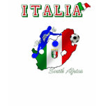 Italy Azzurri in South Africa soccer fans gear t-shirts
