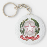 Italy Coat of Arms detail Keychains