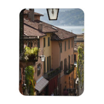 Italy, Como Province, Bellagio. Salita Vinyl Magnets